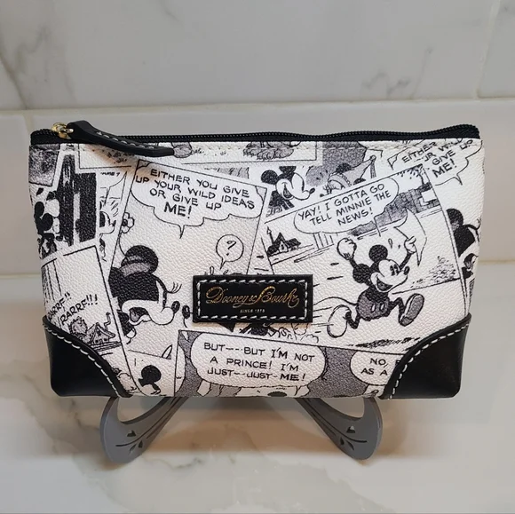 Dooney & Bourke Mickey & Minnie Disney Parks Cosmetic Bag NWOT