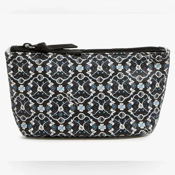 Vera Bradley Every Day Small Pouch in Charcoal Vines