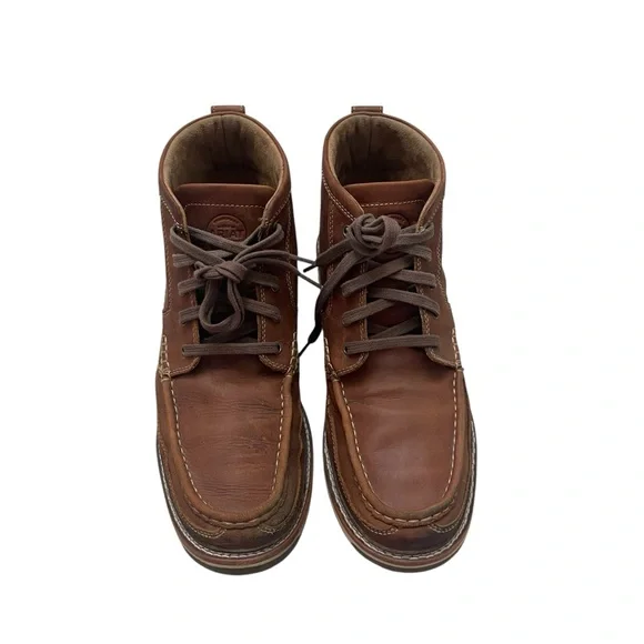 Ariat Lookout Moc Toe Lace Up Brown Leather Lace Up Work Boots Men’s Size 12D