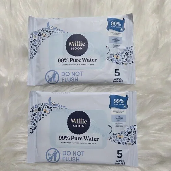Millie Moon 99% Pure Water Wipes Set