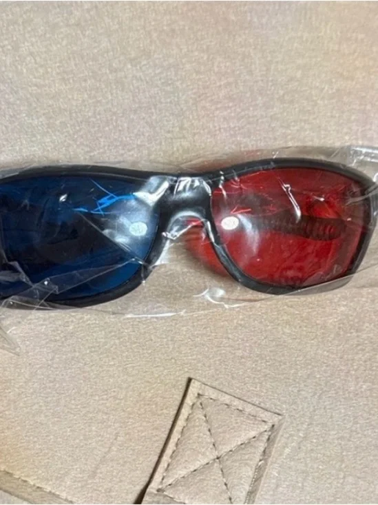 3D Anaglyph Glasses Red & Blue Lenses - Classic Stereo Viewing