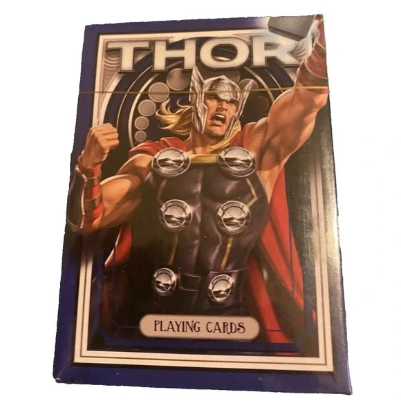 Thor Movie Playing Cards Deck Marvel Holiday Christmas Stocking Stuffer New!