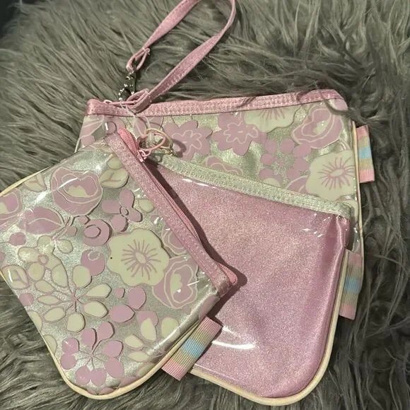 Makeup bag trio