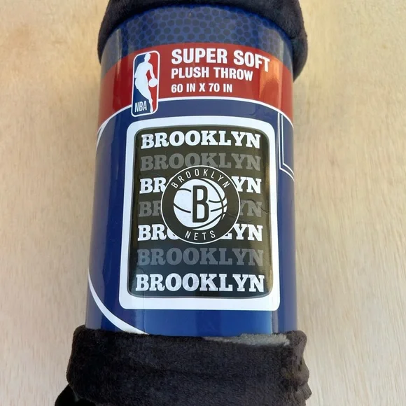 Brooklyn Nets Super Soft Plush Throw 60 x 70