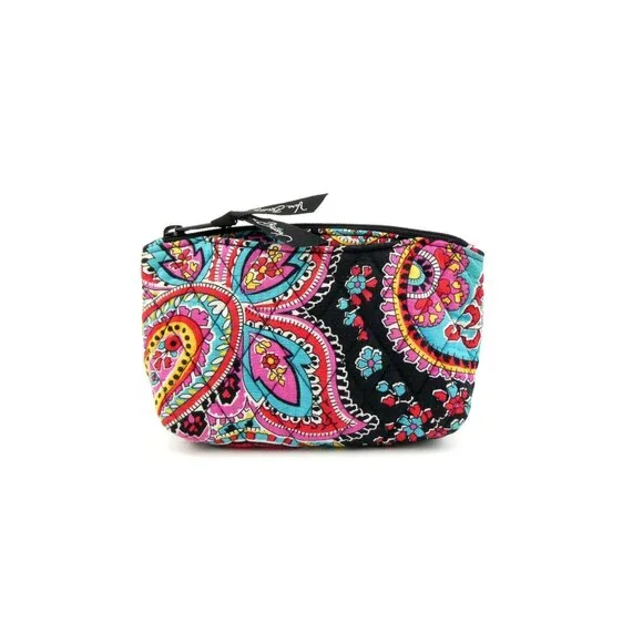 Vera Bradley Parisian Paisley Zip Cosmetic Case w/Mirror‎