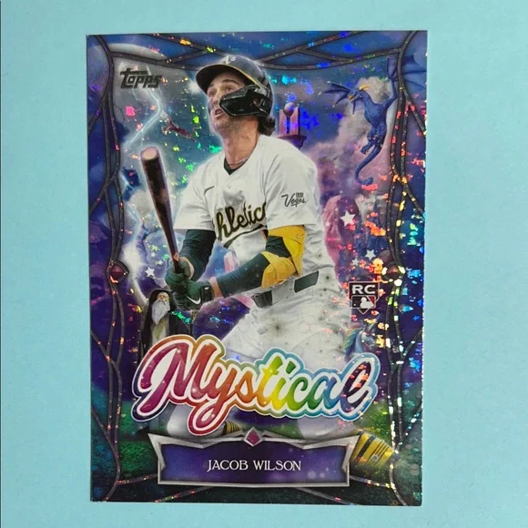 A’s Jacob Wilson 2025 Topps Mystical RC Card #MYS-6