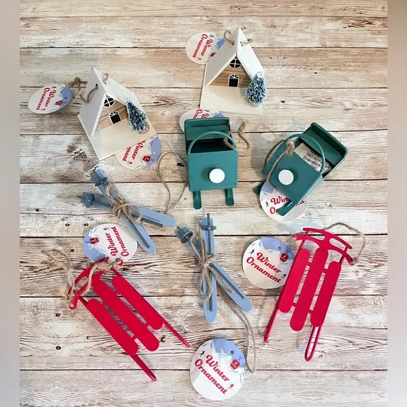NEW Target Bullseye Playground Winter Ornaments❄️