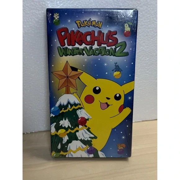 Pokemon Pikachu's Winter Vacation 2 (VHS, 2000) SEALED Ultra Rare