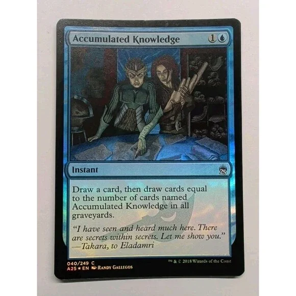 Accumulated Knowledge from the Masters 25 (A25) set, released in 2018