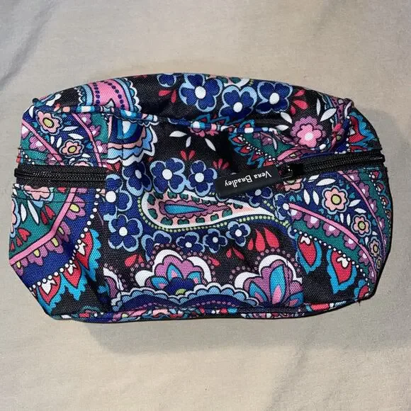 Vera Bradley Haymarket Paisley 15016-R88 Travel Cosmetic Bag -