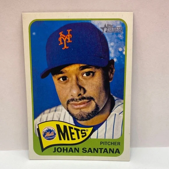 2013 Topps Heritage Johan Santana Mets #147 (069)