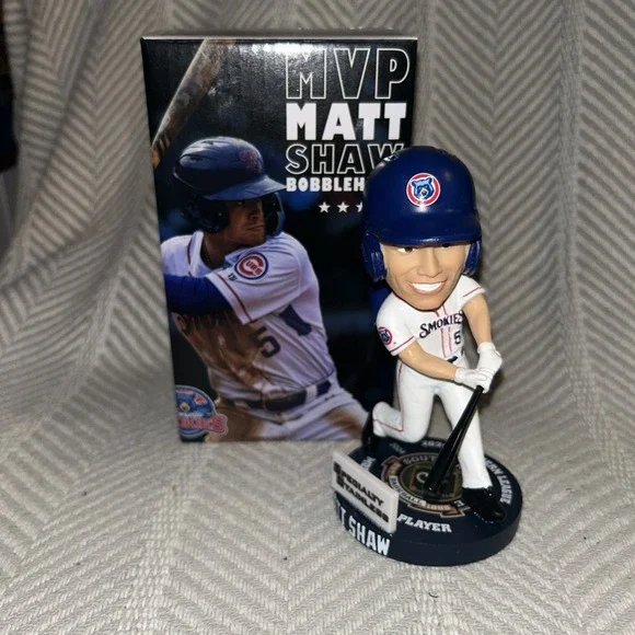 Matt Shaw MVP Smokies Bobblehead 6/1/25‎ Limited Edition NIB