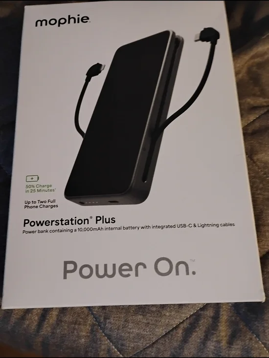 mophie Powerstation Plus Portable Charger - Black