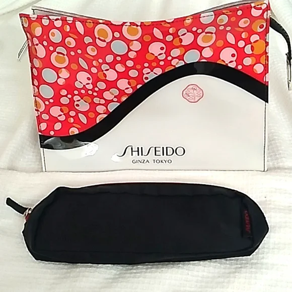 Shiseido cosmetic bag lot