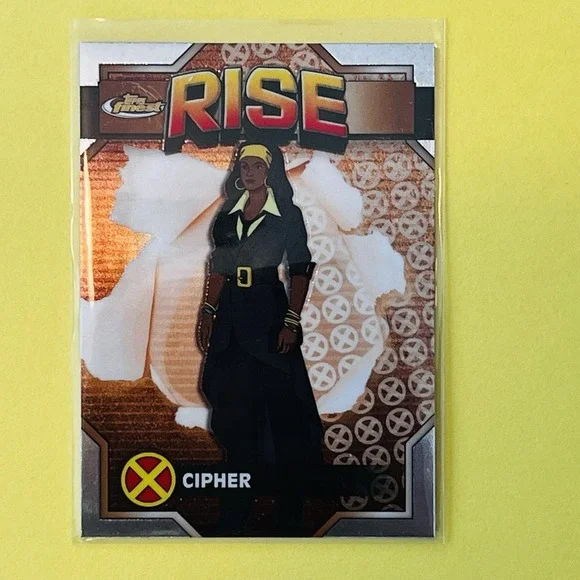 2025 Topps Finest Marvel Cipher‎ RISE Bronze Insert Card #20