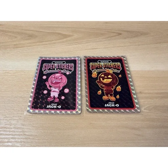 2026 VeeFriends Super Stickers Spectacular Bubblegum Lava Lot Jolly Jack-O