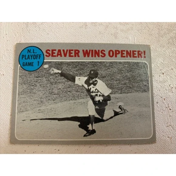 1970 Topps #195 NL Playoff Game1 
