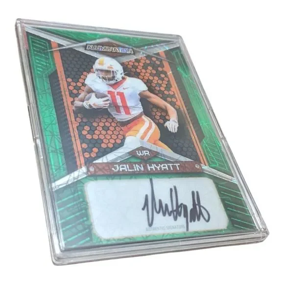 2023 Wild Card Alumination Jalin Hyatt SP Green Snakeskin‎ Auto RC /35 Giants