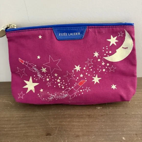 Estee Lauder Star Moon PINK Cosmetic Bag NWOT