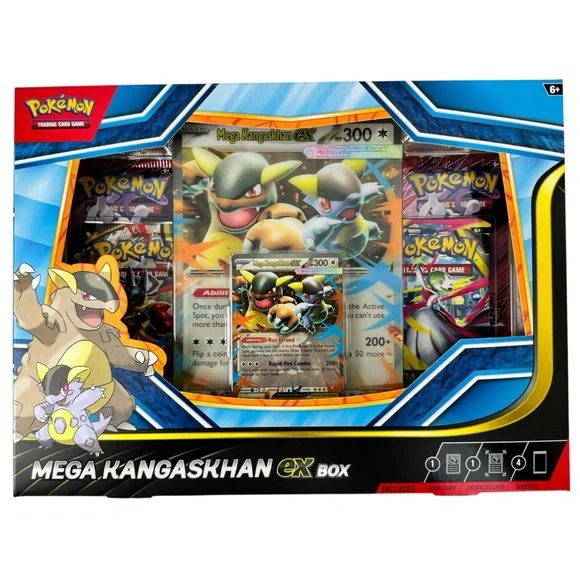 NEW Pokemon TCG Mega Kangaskhan Ex Collection w/Promo  + 4 Packs SEALED BOX