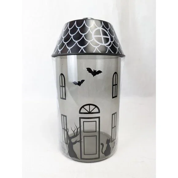 Target Bullseye's Playground Smoke Glass Halloween Haunted House Cannister Jar