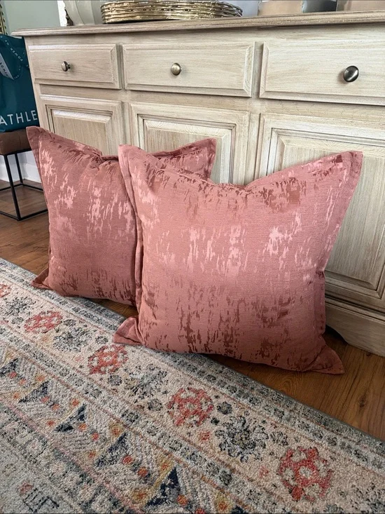 Target Blush Pink Velvet Accent Pillow