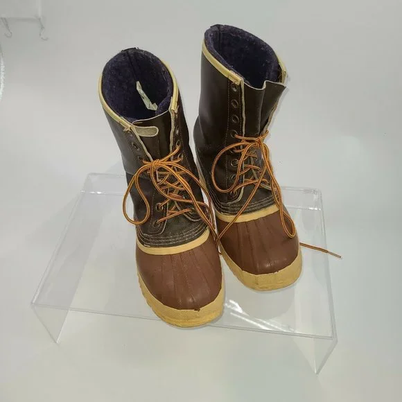 Mens Vintage Sorel Arctic‎ Pac Kaufman Canada Brown Snow Duck Boots Size 7