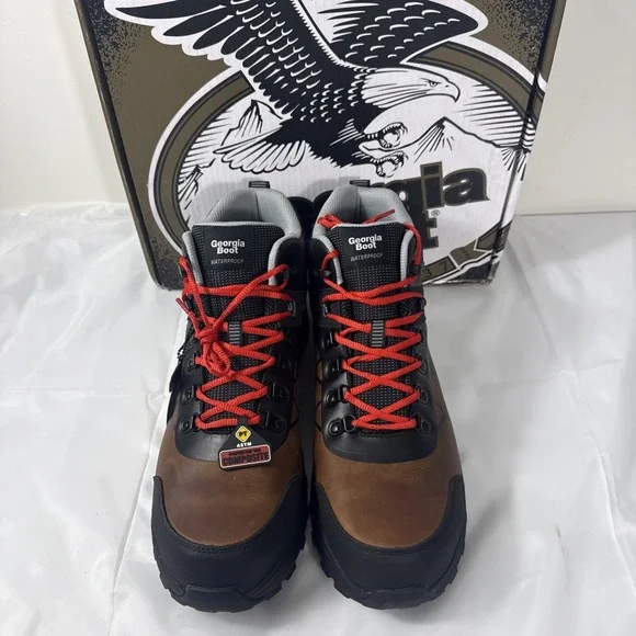 Georgia‎ Boot DuraBlend Sport Composite Toe Waterproof Work Hiker Sz14 Men's