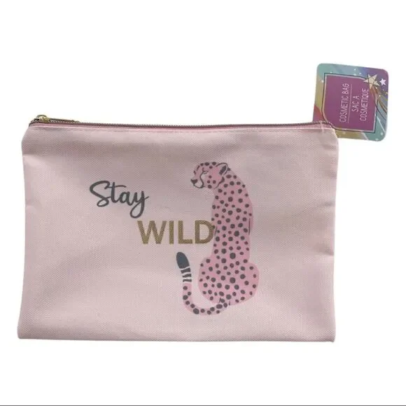 Stay Wild Makeup Bag