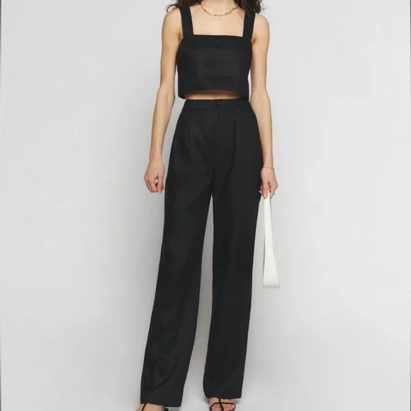 Reformation Olivia Linen Two Piece