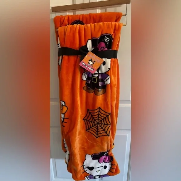 NEW, Hello Kitty Halloween 🎃 2 Pack Throw Blanket 60