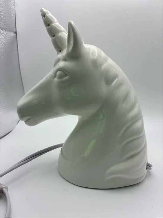 Target White Ceramic Unicorn Lamp