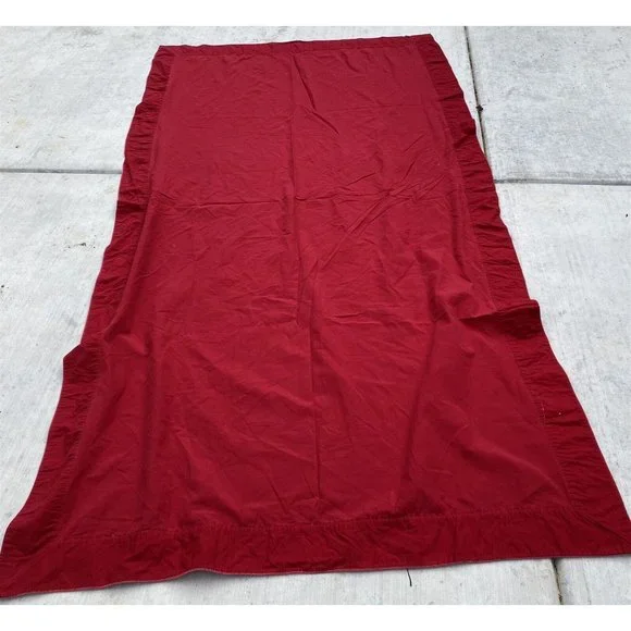 Christmas Tablecloth Coverlet Blanket Target 2009 Velvet Trim Corner Flower Trim