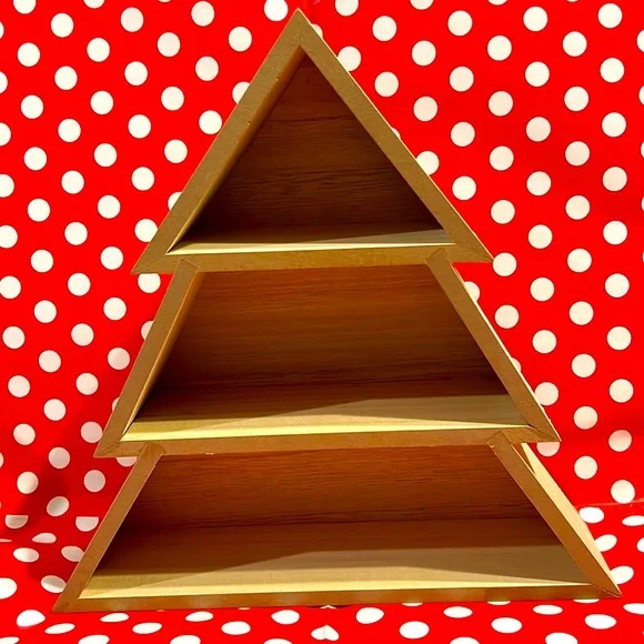 Target Bullseye's Playground Christmas New Wooden Display Decor Wall Shelf 12”