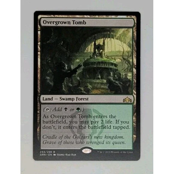 Overgrown Tomb Guilds of Ravnica (GRN) 2018, 253/259 Magic: The Gathering Rare