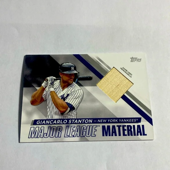 2024 Topps Giancarlo Stanton Yankees Game Used Jersey MLM-GST (053)