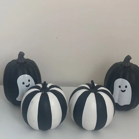 Halloween Target Foam decorative Pumpkins. Brand New.