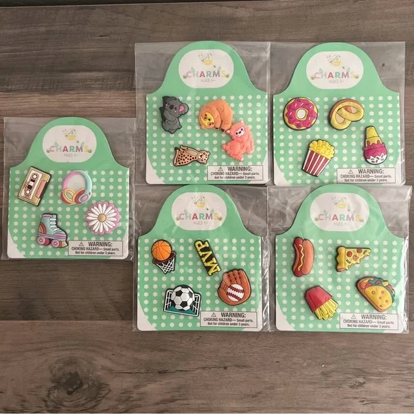Target Bullseyes Playground Silicone Easter Basket Charms 4pk -1 Set