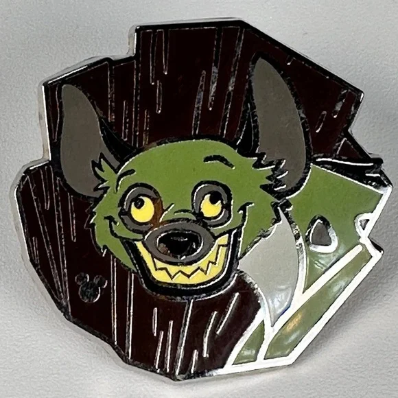 Ed‎ Hyena Disney Hidden Mickey Pin 5/5 2014 Lion King Green Enamel Metal Trading