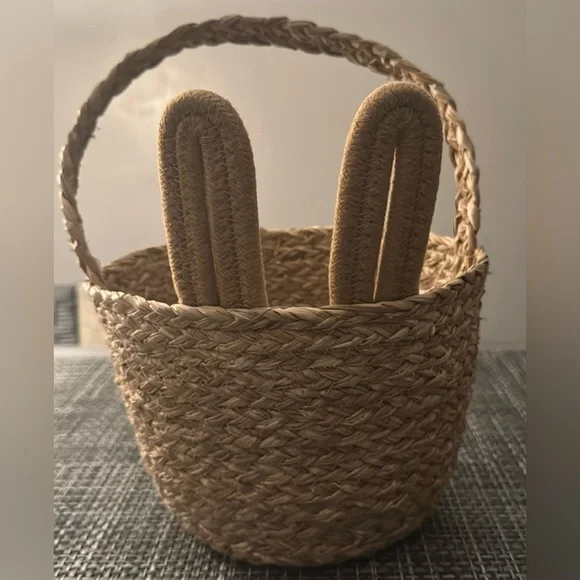 Easter Target Bunny Woven Seagrass Basket Brown. Brand New. Brand New.