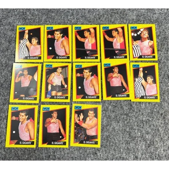 WCW El Gigante Wrestling Trading Card Set 1991