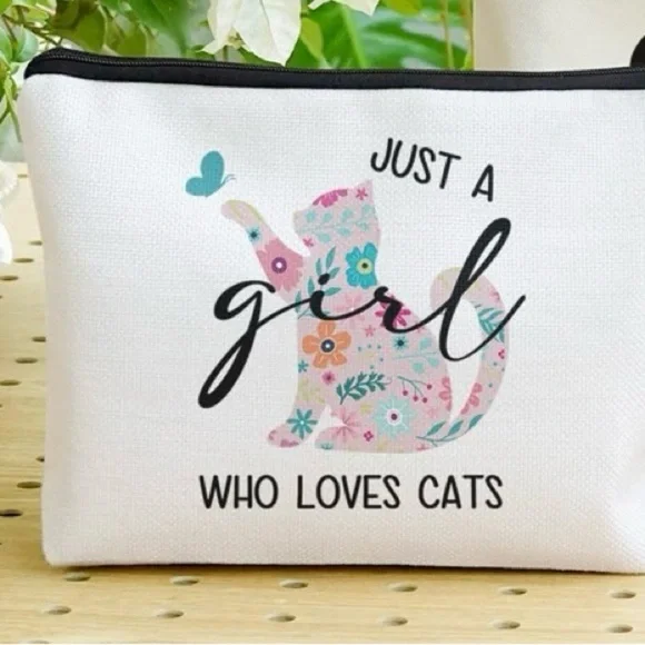 Cat Lover Cosmetic Pouch