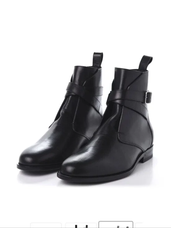 NEW! SAINT LAURENT Leather Boots / US Size 10