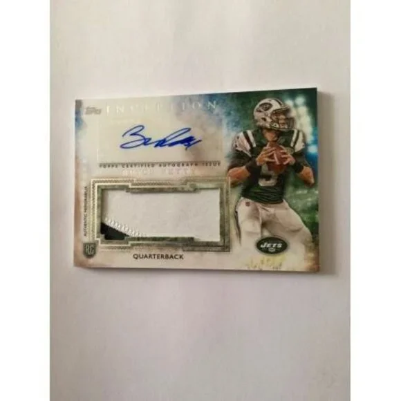 Bryce Petty NY Jets 2015 Topps Inception Patch Auto Rookie Card #AJP-BP (049)