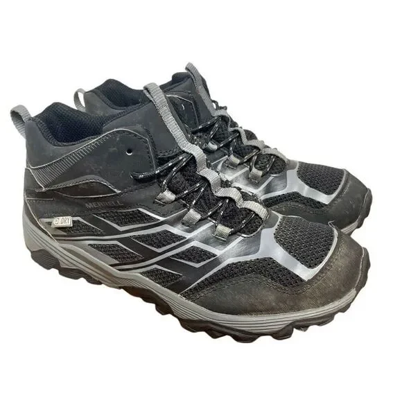 Merrell Hiking‎ Shoes Men Size 7 Moab FST WTRPF MY57967 Gray Black Outdoor