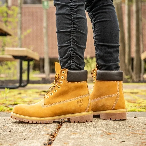Timberland Men's Tan Leather Boots