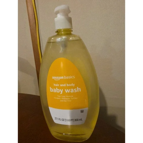 Amazon Basics Tear-Free Baby Shampoo, 27.1 Fluid Ounce‎ Pack Exp 12/16/2027