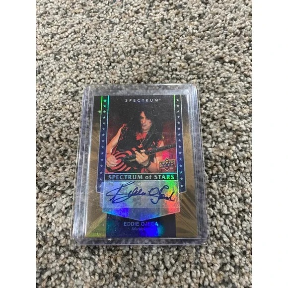 2008 Upper Deck Spectrum of Stars Eddie Ojeda Twisted Sister Auto Card SSS-EO