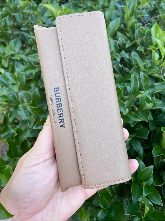Burberry Beige/Tan Eyeglasses, Sunglasses Case new.