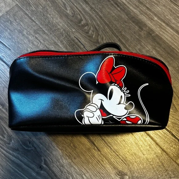 Disney Black and Red Minnie Mouse Cosmetic Bag
